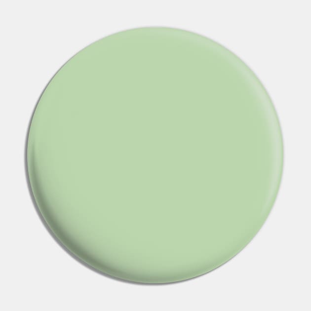 Pastel Green Plain Solid Color Pin by squeakyricardo