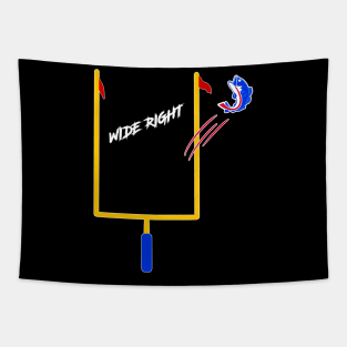 Bass wide right Tapestry