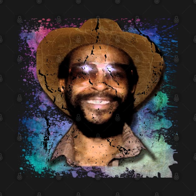 marvin gaye-Splash Paint Vintage by Hursed