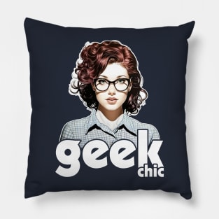 Geek Chic - Trendy Nerdy Pillow