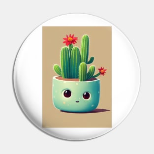 Cute Cactus Pin