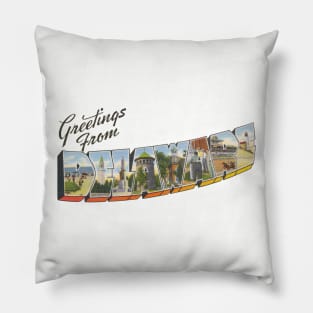 Greetings from Delaware Pillow