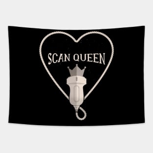 Scan Queen Tapestry