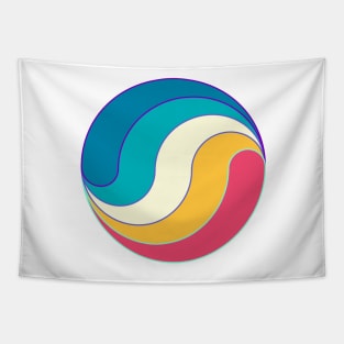 Colorful circle Tapestry