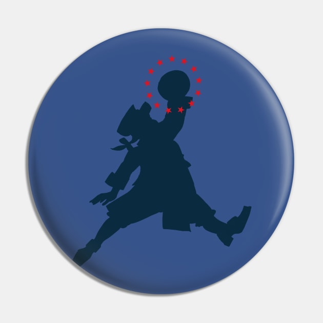 Air Billy Silhouette Pin by Thomcat23