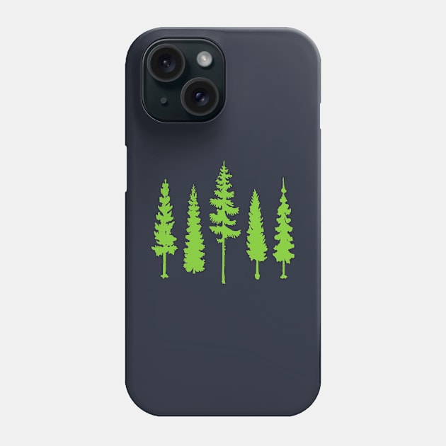 Trees silhouette Phone Case by PallKris