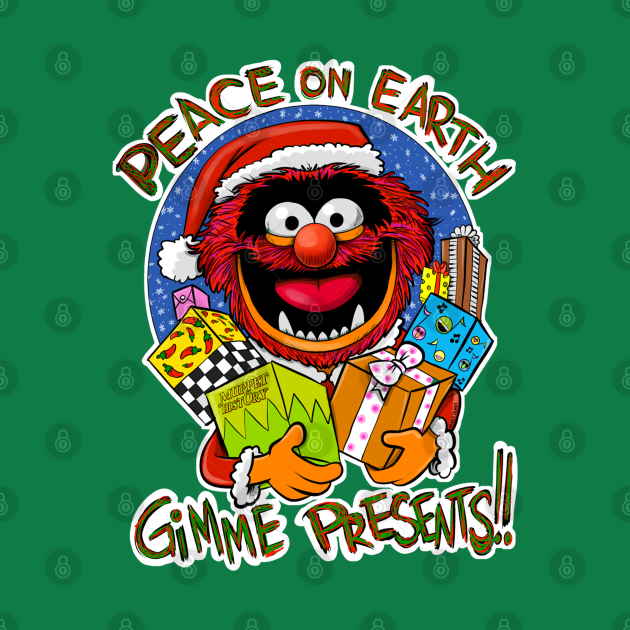 Disover Peace on Earth! Gimme Presents - Muppet History - T-Shirt