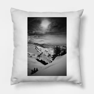 Lets Gets Portes Du Soleil French Alps France Pillow