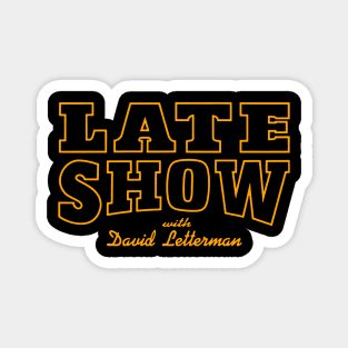 Late Night David Letterman Magnet