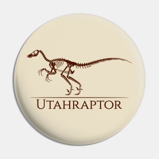 Utahraptor Skeleton Pin