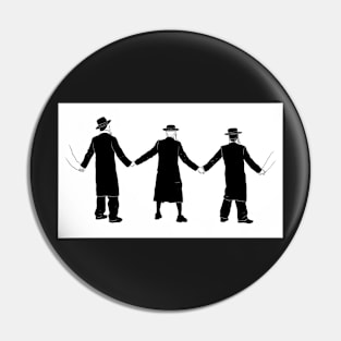 Orthodox jews holding hands Pin