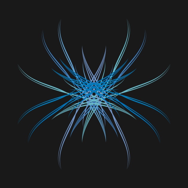 Blue spider futuristic by ngmx