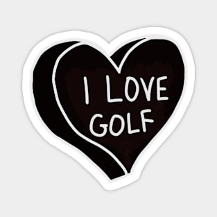 I Love Golf Magnet