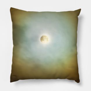 Lunar Eclipse - Cloudy Night Pillow