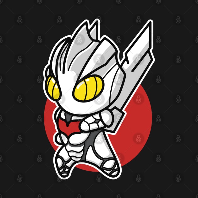 Ultraman Noa Chibi Style Kawaii by The Toku Verse