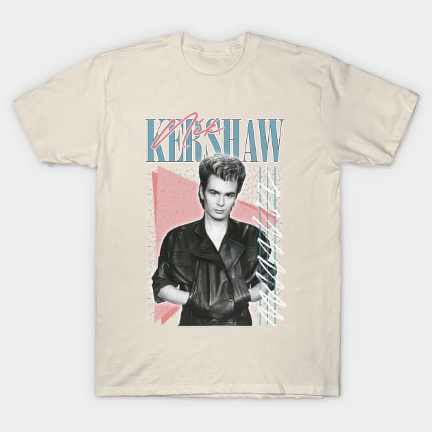 Nik Kershaw - 80s Style Retro Design - Nik Kershaw - T-Shirt