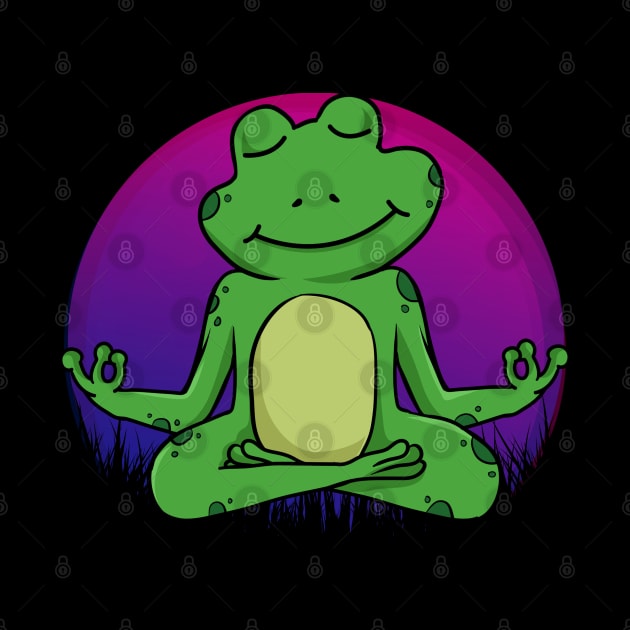 Yoga Frog by RockReflections