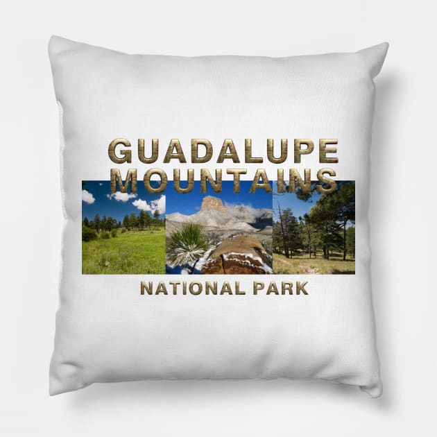 Guadalupe Mountains Pillow by teepossible