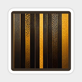 GOLD AND BROWN  LUXE Magnet