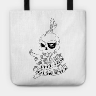 Dead Me Tell No Tales Tote