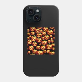 Halloween Pumpkins Jack o Lantern Pattern, model 4 Phone Case