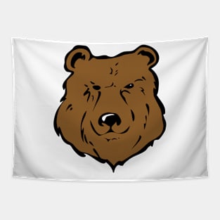 Bear Face Tapestry