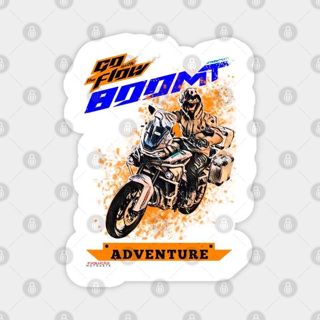 800mt CF moto Adventure Magnet by EvolutionMotoarte