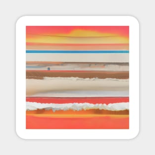 Seashore at Sunset Magnet