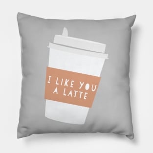 I like you a latte Pillow