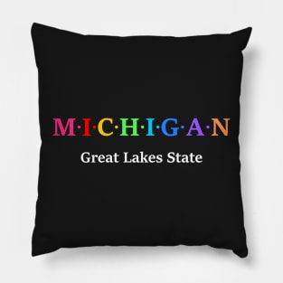 Michigan, USA. Great Lake State Pillow