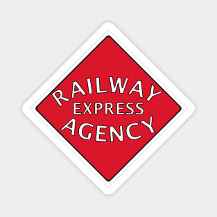 Vintage Defunct Railway Express Agency Magnet