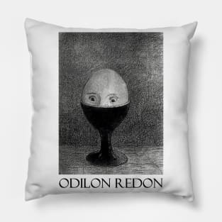 The Egg by Odilon Redon Pillow