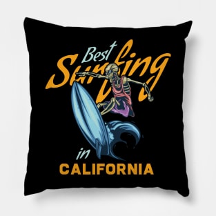 Surfing California Pillow