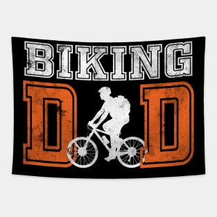 Biking Dad Tapestry