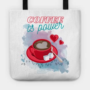 Coffee Give Me Power Tote