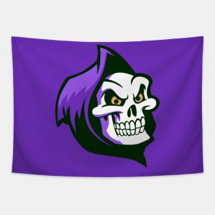 Grinning Grim Reaper Tapestry