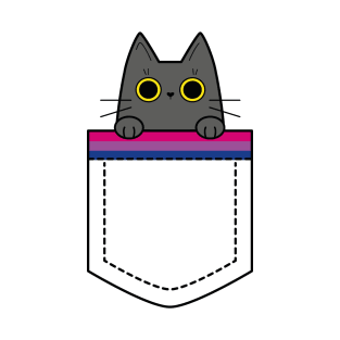 Bisexual cat in a pocket T-Shirt