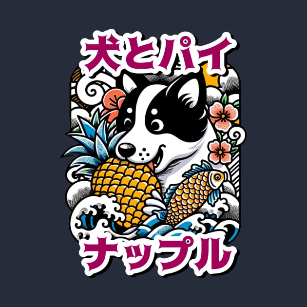 Zen Paws & Pineapple Tee by Conversion Threads