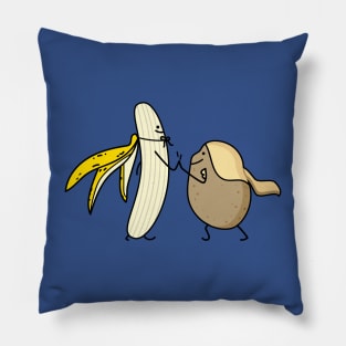 Best friends vegan heroes Pillow