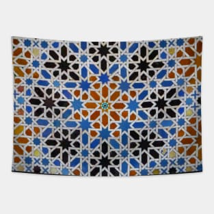 Seville Islamic tile pattern 1 Tapestry