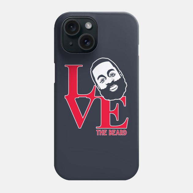 Love The Beard Phone Case by Philly Drinkers