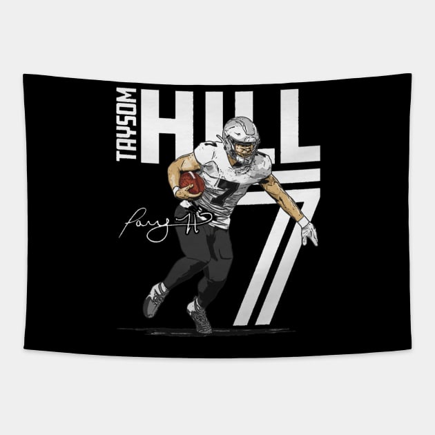 Taysom Hill New Orleans Inline Tapestry by MASTER_SHAOLIN