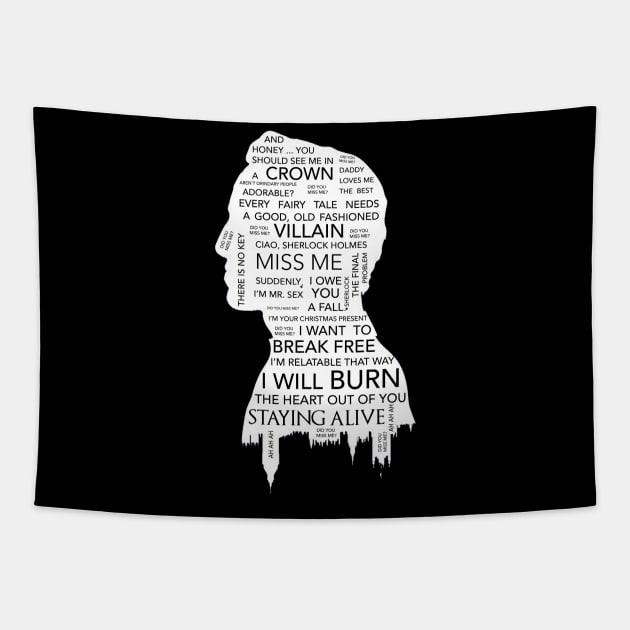 Jim Moriarty  - Sherlock BBC Tapestry by Uwaki