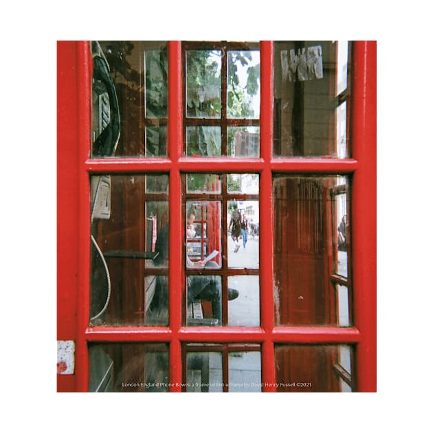 London England phone boxes A frame within a frame by Fussell Films