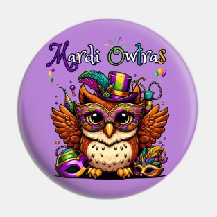 Mardi Owlras Pin