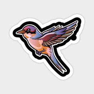 Moody Sparrow Magnet