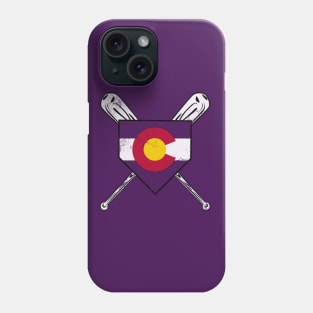 Colorado Baseball Home Plate Phone Case