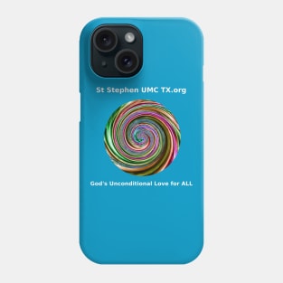 St. Stephen Rainbow Swirl 01 Phone Case