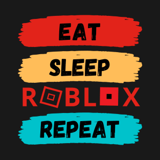 Funny Eat Sleep Roblox Repeat T-Shirt