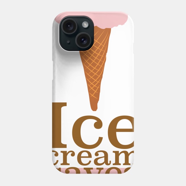 Ice cream saves the day Phone Case by hsf